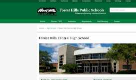 
							         Forest Hills Central High School – Forest Hills Public Schools								  
							    