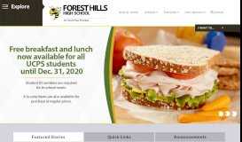 
							         Forest Hills High / Homepage - Union County Public Schools								  
							    