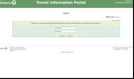 
							         Forest Information Portal v9.6.0 - [Logon]								  
							    