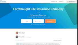 
							         Forethought Life Insurance Company - Insurance Providers								  
							    