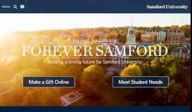 
							         Forever Samford - Samford University								  
							    
