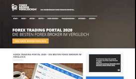 
							         Forex Trading Portal 2019 - Forex Broker Vergleich								  
							    