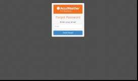 
							         Forgot password? - AccuWeather Enterprise Solutions Portal								  
							    