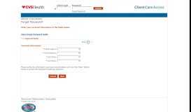
							         Forgot Password? - Caremark Client Portal								  
							    
