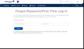 
							         Forgot Password - Malaysia Airlines								  
							    