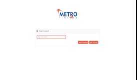 
							         Forgot Password? - Metro Finance Client Portal								  
							    