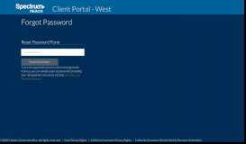 
							         Forgot Password - Spectrum Reach Client Portal								  
							    