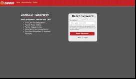
							         Forgot Password - ZANACO | SmartPay								  
							    