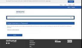 
							         Forgot Username or Password | Herzing University | Academic ...								  
							    