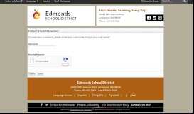 
							         Forgot your password? - Edmonds School District								  
							    