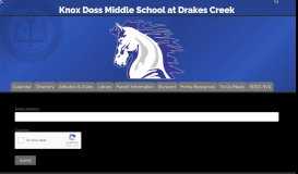 
							         Forgot your password? - Knox Doss Middle School at Drakes Creek								  
							    