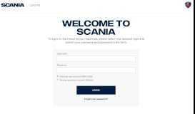 
							         Forgot your password? - Login to Scania								  
							    