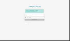 
							         Forgot your password? - Payslip Portal								  
							    