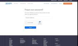 
							         Forgot your password? - Zoom								  
							    