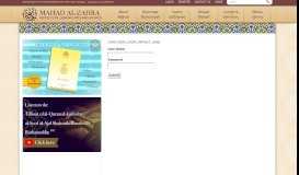 
							         Forgot your username? - Mahad Al-Zahra - Al Jamea tus ...								  
							    