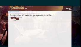 
							         Forgotten Knowledge Quest/Spoiler | TibiaWiki | FANDOM powered by ...								  
							    
