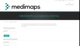 
							         Forgotten password - Medimaps eLearning Portal								  
							    