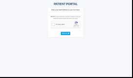 
							         Forgotten Password - Patient Portal								  
							    