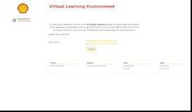 
							         Forgotten password - Virtual Learning Environment - Shell								  
							    