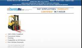 
							         Forklift Certification OSHA Online Training. Get License In 1 ...								  
							    