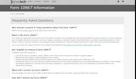 
							         Form 1098-T Information - Student Portal								  
							    