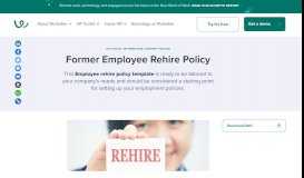 
							         Former Employee Rehire Policy - Resources - Workable								  
							    