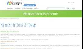 
							         Forms | Allegro Pediatrics								  
							    