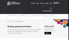 
							         Forms and ... - Department of Racing, Gaming and Liquor WA (P/P)								  
							    