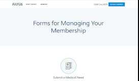 
							         Forms and Documents | Altrua HealthShare								  
							    