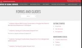 
							         Forms and Guides Archive | Office of Global Services								  
							    