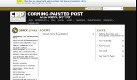 
							         Forms and Link - Corning-Painted Post Area School District								  
							    