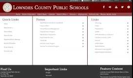 
							         Forms and Link - Lowndes County Public Schools								  
							    