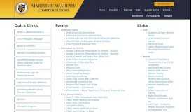 
							         Forms and Link - Maritime Academy								  
							    