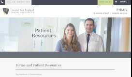 
							         Forms and Patient Resources - CNE Dental								  
							    