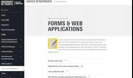 
							         Forms and webapplications | Forms & web applications | Human ...								  
							    