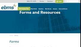 
							         Forms - EBMS								  
							    