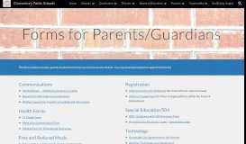 
							         Forms For Parents/Guardians - Glastonbury Public Schools								  
							    