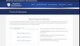 
							         Forms & Handouts | Alabama Pain Physicians | Patient Resources								  
							    