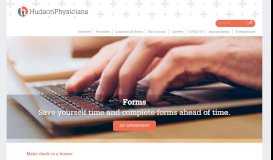 
							         Forms | Hudson Physicians								  
							    