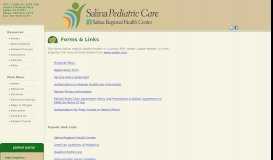 
							         Forms & Links - Salina Pediatric Care								  
							    