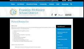 
							         Forms – Parent Resources – Franklin-McKinley School ... - San Jose								  
							    
