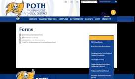 
							         Forms – Parents – Poth ISD								  
							    