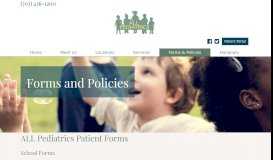 
							         Forms & Policies | All Pediatrics								  
							    