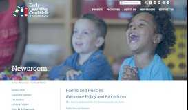 
							         Forms & Policies | Early Learning Coalition								  
							    