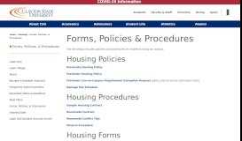 
							         Forms, Policies, & Procedures | Clayton State University								  
							    