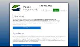 
							         Forms - Pulaski Surgery Clinic								  
							    