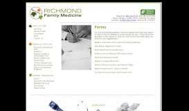 
							         Forms - Richmond Family Medicine								  
							    