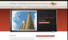 
							         Forms - SAPDM -- Internal Medicine Physicians								  
							    
