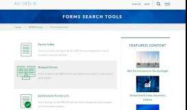 
							         Forms Search Tools - Acord								  
							    