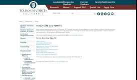 
							         Forms - Student Services - Touro University, California								  
							    